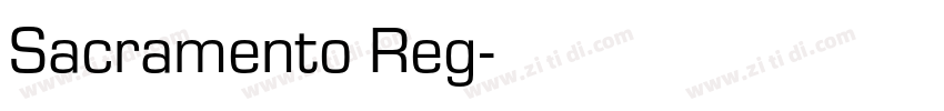 Sacramento Reg字体转换